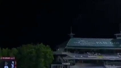 Pollard's 134 meter Six hits Spectator's Head