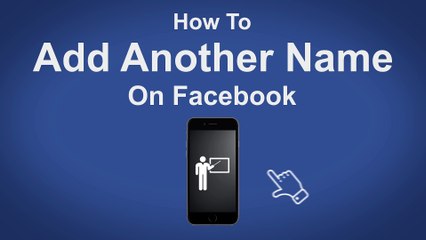 How To Add Another Name On Facebook - Facebook Tip #26