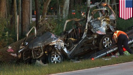 Heroes save baby girl from horror freeway inferno seconds before SUV explodes