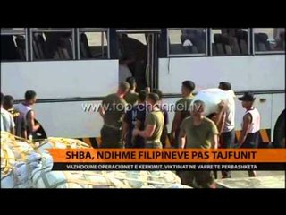 SHBA, ndihmë filipinëve pas tajfunit - Top Channel Albania - News - Lajme