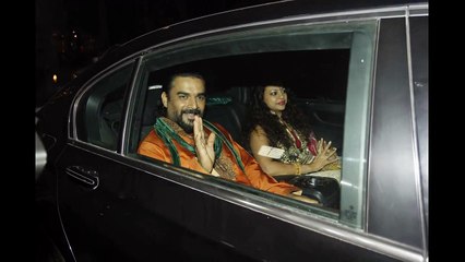 Top Bollywood Celebs at Amitabh Bachchan hosted Diwali 2015 Party Part - 1