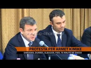 Protesta në Durrës e Elbasan - Top Channel Albania - News - Lajme