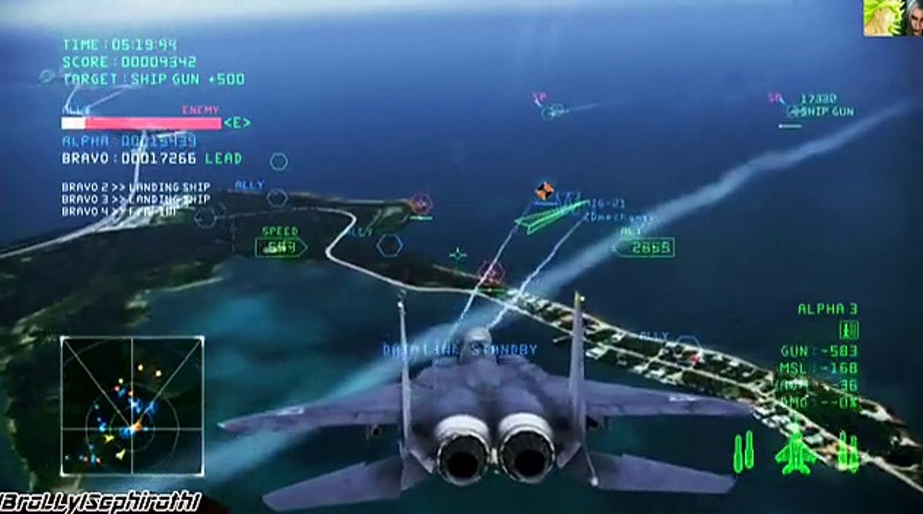 Ace Combat Infinity [PS3] Coop Online Mission [Aerospace Center Defence] [HD]