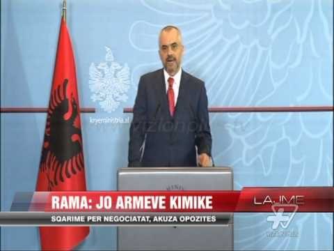 Edi Rama, JO armëve kimike të Sirisë - News, Lajme - Vizion Plus