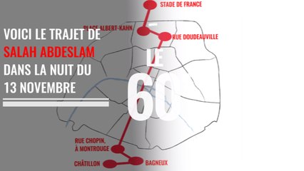 Le trajet probable de Salah Abdeslam