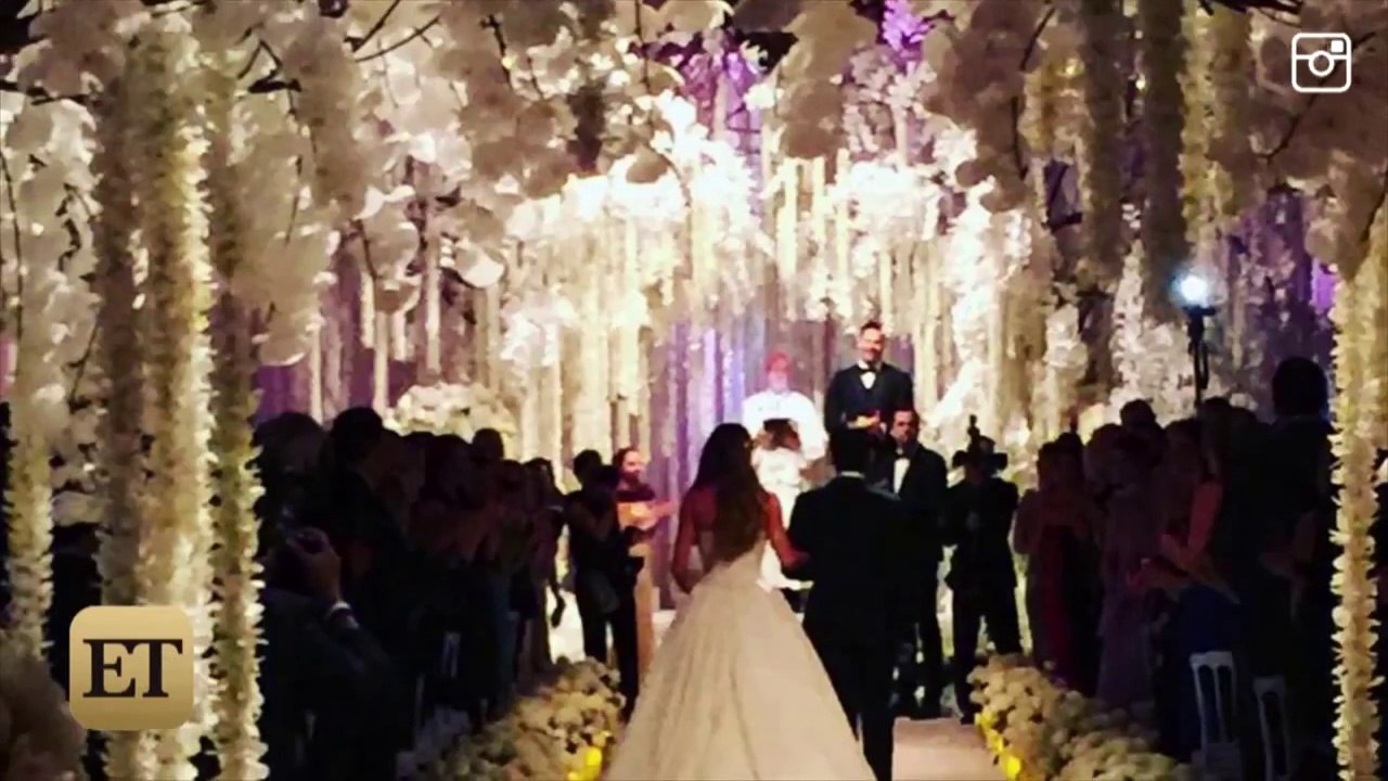 EXCLUSIVE: Sofia Vergara's Gorgeous Reception Dress: Joe's 'Eyes Just Fell Out of His Head'