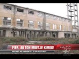 Fier, 80 ton mbetje kimike - News, Lajme - Vizion Plus
