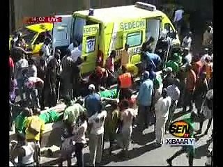 Un car transportant des élèves-policiers heurte un pan du tunnel de Soumbédioune