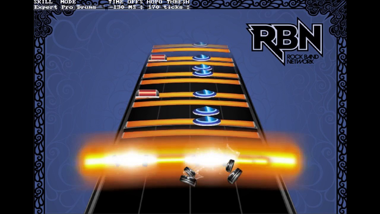 Rock Band Drums Custom - Hot for Teacher - 2x Bass Pedal