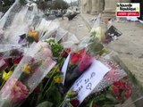 VIDEO. Châtellerault : Sarah touchée par les centaines de témoignages devant la mairie depuis les attentats