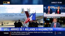 Attentats : L'arrivée de François Hollande à Washington - 24/11