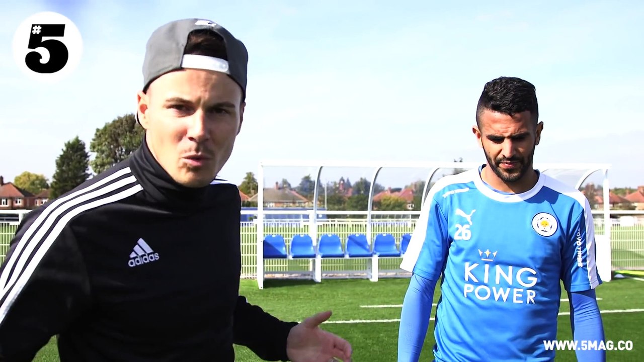 (INSOLITE) Mahrez défié par des freestylers anglais!