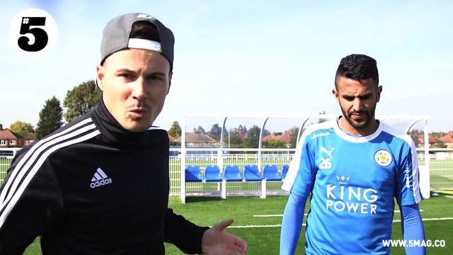 (INSOLITE) Mahrez défié par des freestylers anglais!