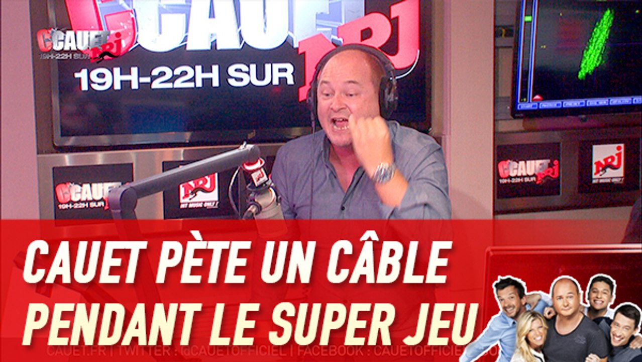 Cauet pète un câble pendant le Super Jeu - C'Cauet sur NRJ