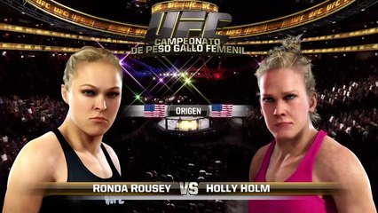 Ronda Rousey vs Holly Holm show