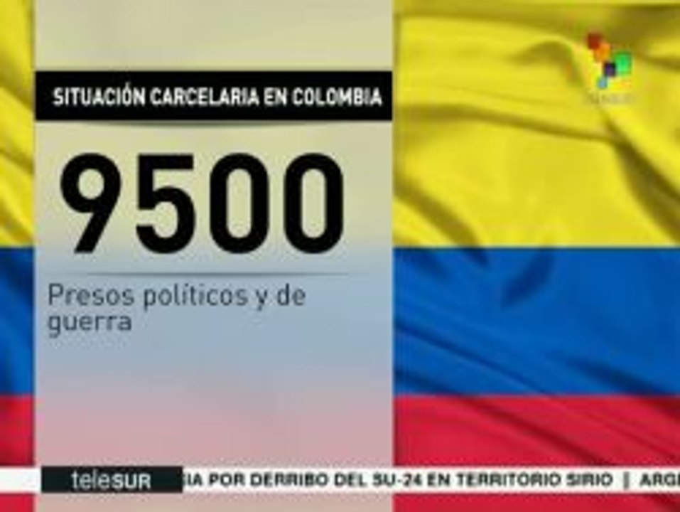 Colombia: cárceles albergan 9 mil 500 presos políticos