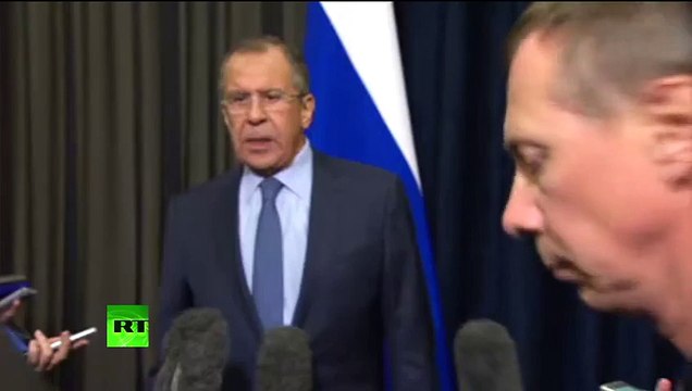 Пресс-подход Сергея Лаврова по ситуации со сбитым Су-24