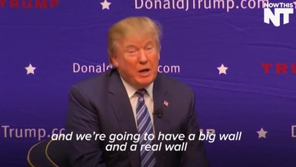 Trump Is Really Eager To Build This Wall