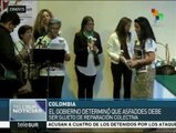 Estado colombiano reconoce como víctimas a familiares de desaparecidos