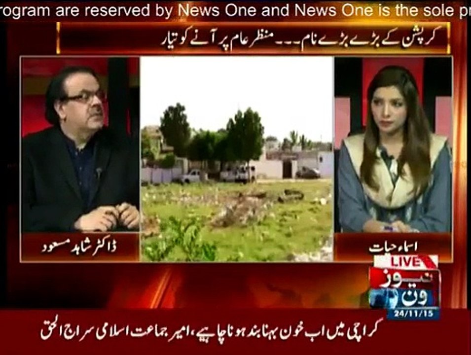 Live With Dr. Shahid Masood - 24th November 2015