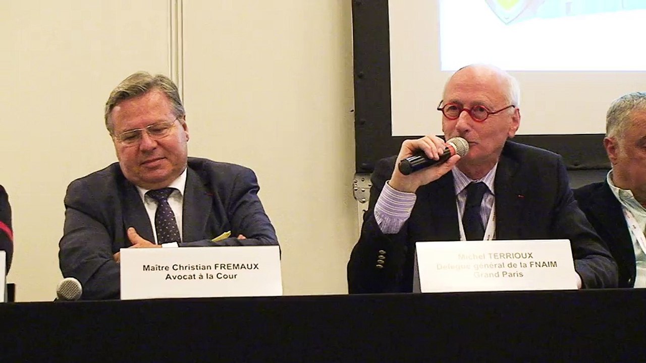 Conférence Sécurité FNAIM, Conclusion de Mr Térrioux