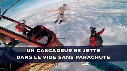 Un cascadeur finlandais se jette dans le vide sans parachute