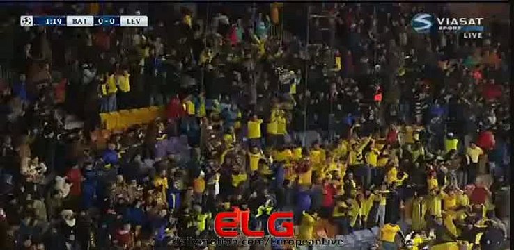 2' Mikhail Gordeychuk Fantastic Goal - BATE Borisov 1-0 Bayer Leverkusen 24-11-2015 HD