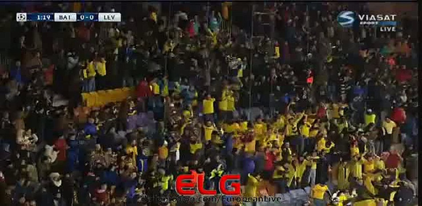 2' Mikhail Gordeychuk Fantastic Goal - BATE Borisov 1-0 Bayer Leverkusen 24-11-2015 HD