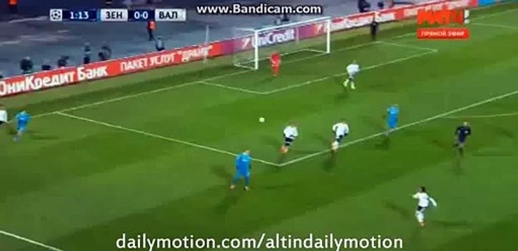 Valencia 1st BIG Chance - Zenit vs Valencia - Champions League - 24.11.2015