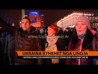 Скачать видео: Ukrainë, mijëra protestues kundër kursit pro-rus - Top Channel Albania - News - Lajme