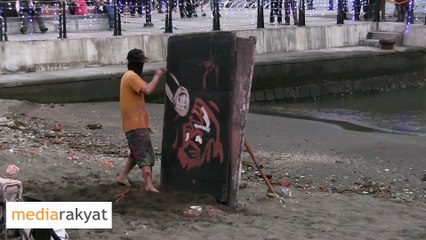 Street Artist At Taiwan Tamsui Riverside 台湾淡水河畔