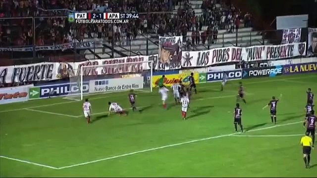 Noir tuvo el empate en el final. Patronato 2 - Atlético Paraná 1. Fecha 42. B Nacional 2015. FPT