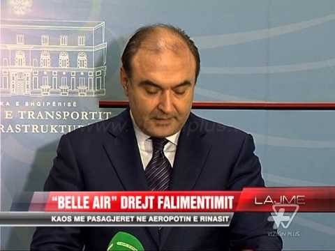 Belle air drejt falimentimit, pezullon fluturimet - News, Lajme - Vizion Plus