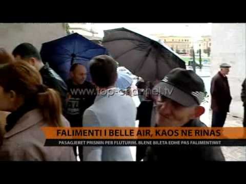Falimenti i Belle Air , kaos në Rinas - Top Channel Albania - News - Lajme
