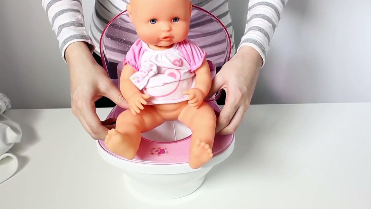 Baby Doll Magic Potty Training Poops & Pees Nenuco Baby Girl Diaper Potty Time Toy Toilet