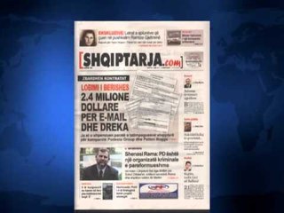 SHTYPI I DITES TITUJT KRYESORE TE FAQEVE TE PARA TE GAZETAVE SHQIPTARE 27 NENTOR 2013