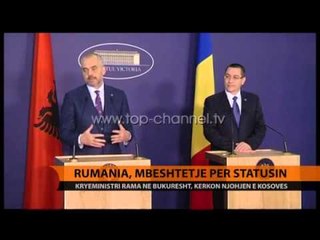 Rumania mbështet integrimin e Shqipërisë - Top Channel Albania - News - Lajme