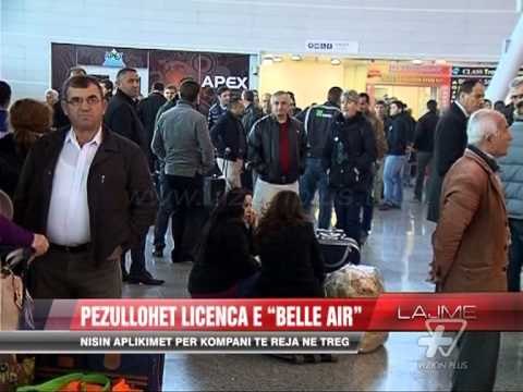 Pezullohet licenca e Belle Air - News, Lajme - Vizion Plus