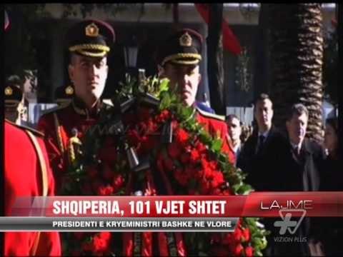 Festohet pavarësia në Vlorë, Shqipëria 101 vjet shtet - News, Lajme - Vizion Plus