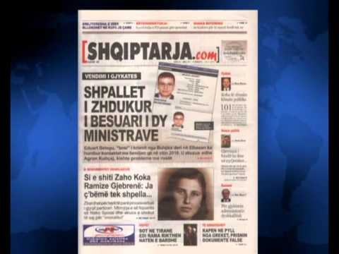 SHTYPI I DITES TITUJT KRYESORE TE FAQEVE TE PARA TE GAZETAVE SHQIPTARE 29 NENTOR 2013