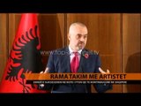 Rama, takim me artistët - Top Channel Albania - News - Lajme