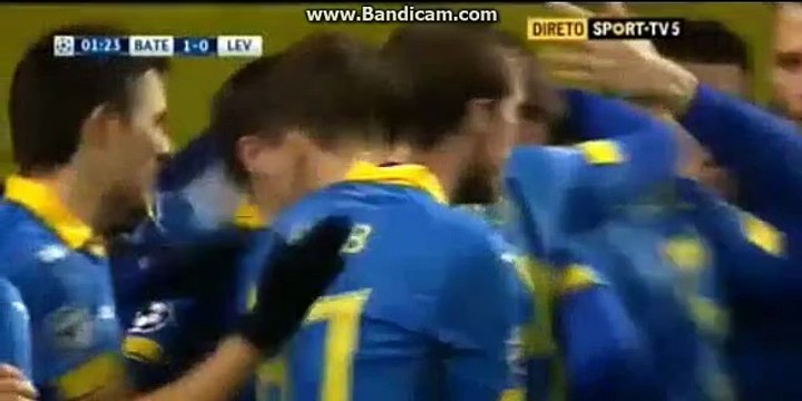 BATE vs	Bayer Leverkusen 1 - 1 All Goals & Highlights Champions League 24.11.2015