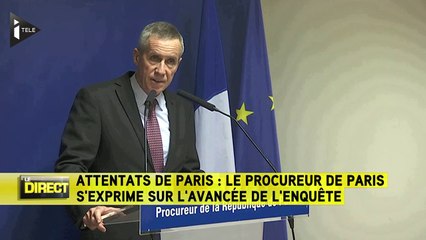 Attentats de Paris: la conférence de presse de François Molins (CNEWS)