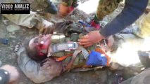 ВИДЕО. Якобы пилота сбитого СУ-24 в Сирии . рядом с Турцией
