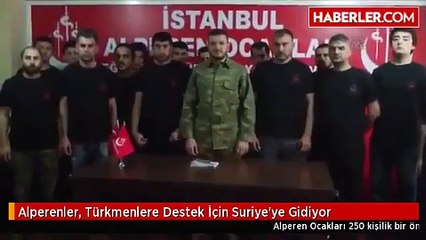 Alperenler, Türkmenlere Destek İçin Suriye'ye Gidiyor