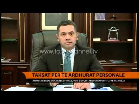 Taksat për të ardhurat personale - Top Channel Albania - News - Lajme