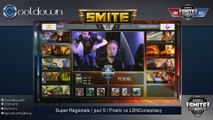 SMITE - SuperRegionals - 3ième place EU Fnatic vs LDNC - game 3