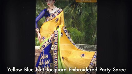 Designer Wedding Wear Embroidered saree collection 2014 - 2015