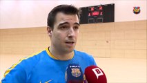 Declaracions Xavi Pascual i Carlos Ruesga prèvia ABANCA Ademar de Lleó - Barça Lassa (handbol)