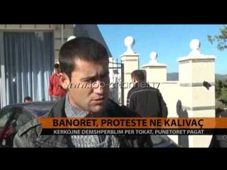 Banorët, protestë në Kalivaç - Top Channel Albania - News - Lajme